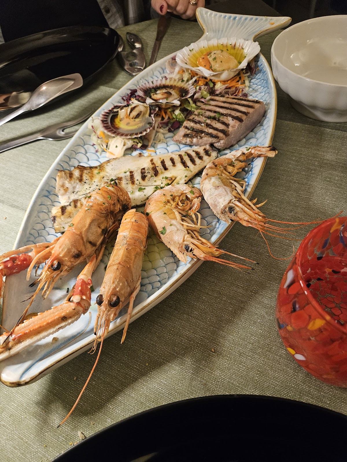 Piatto di pesce misto alla griglia — BIRI 5497 Mestre